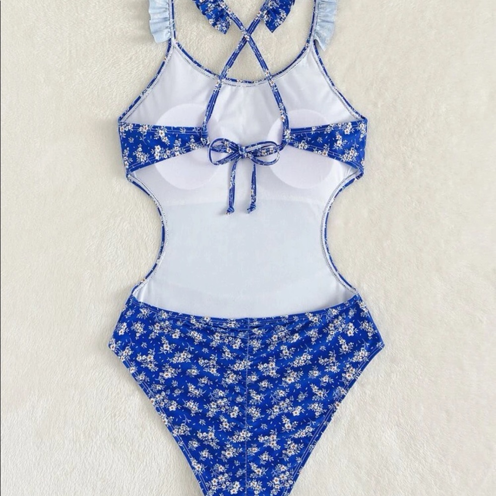 Blue one piece - Picture 2 of 2